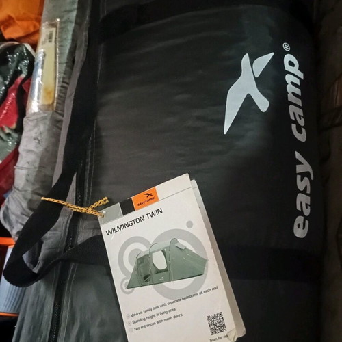 Easy Camp Wilmington Twin tent used, 6-8 person, 2 rooms