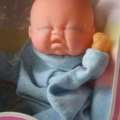 Vintage 80's Solpa newborn baby doll puppet theater new