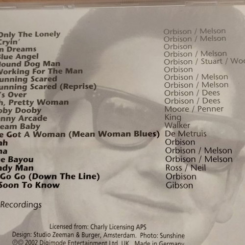 Roy Orbison Triple Treasures 2002 triple official CD new, rock