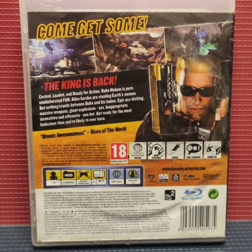 PS3 Duke Nukem Forever slightly used