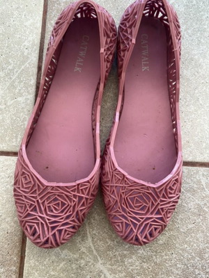 Catwalk ballerina shoes, pink, size 41