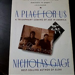 Βιβλίο βιογραφίας A Place for Us by Nicholas Gage