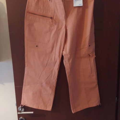 7/8 Pants new orange XXL 44 with drawstring Quelle cotton