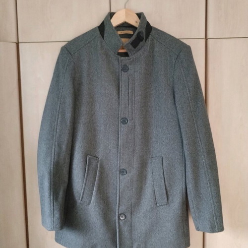 Men's winter coat like new, dark gray, size M