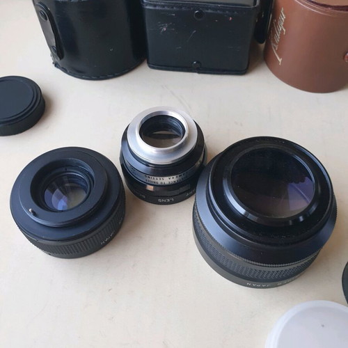 Itorex Macrowider, Auto Tele Converter 2X and Kaligar retro photo lens set