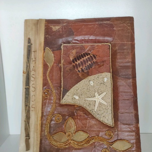 Handmade collectible photo album from Thassos like new