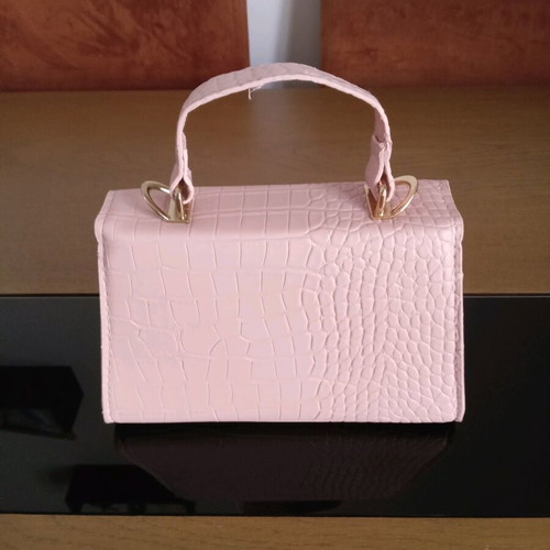 Pink handbag refurbished, 12×20cm