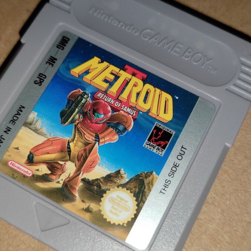 Metroid 2 Return of Samus Game Boy cartridge used, Nintendo action game