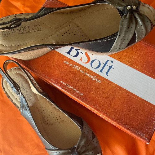 B-Soft platform shoes new size 41 leather orthopedic comfortable
