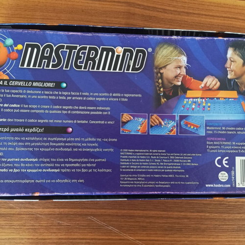 Mastermind board game 2000 edition by Hasbro Parker used