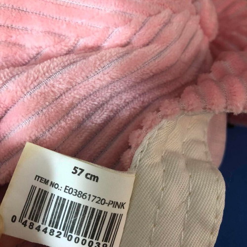 Pink hat like new, sizes M and L, 57 cm