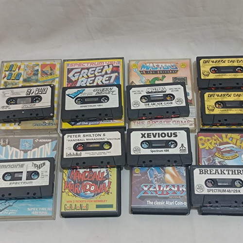 Sinclair Spectrum 48/128 game cassette pack of 8