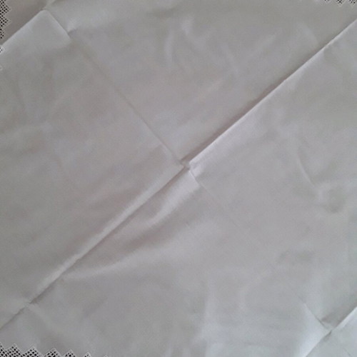 White tablecloth new with crochet 1.25m x 1.25m