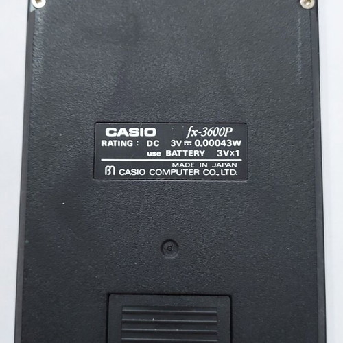 Casio scientific calculator fx-3600p