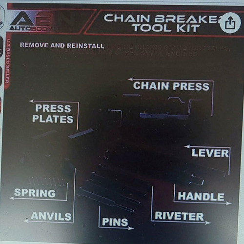 ABN Chain Breaker Set with Carrying Case new