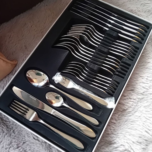 Cutlery set 30 pieces stainless steel, new
