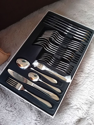Cutlery set 30 pieces stainless steel, new
