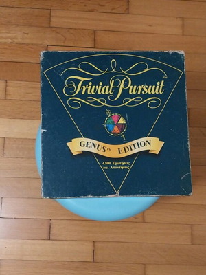 Trivial Pursuit Genus Edition used with minor box wear, missing 9 cards