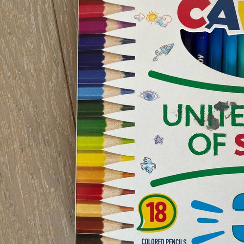 Carioca United Colors of School painting set new, 36 colors