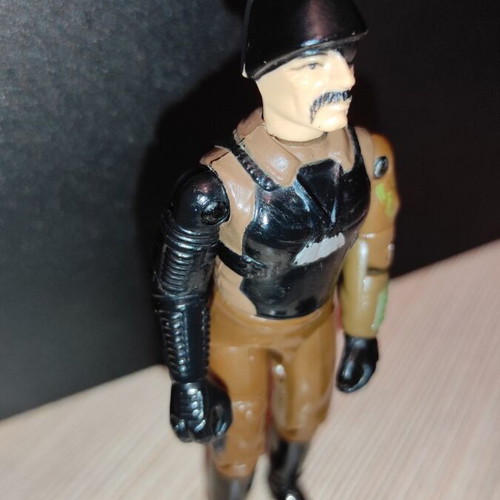 G.I.JOE Major Bludd (v1) 1983 figure used with equipment