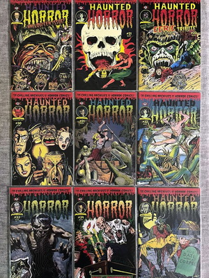 Haunted Horror comic set 2012, like new, issues 19, 21, 22, 30-35