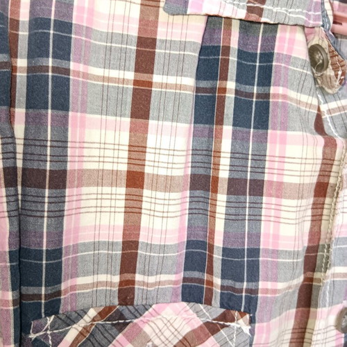 Men's plaid shirt medium like new, multicolor