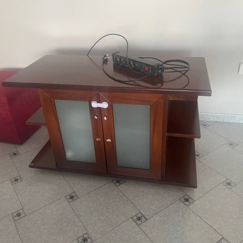 TV stand used, wooden, good construction