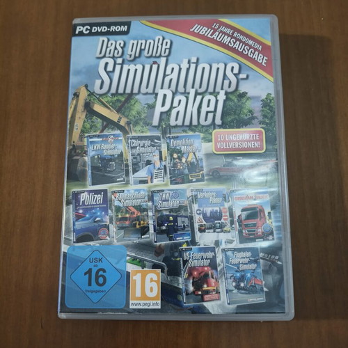 Das große Simulations-Paket PC game used, complete
