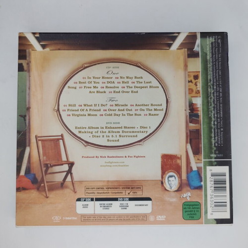 Foo Fighters In Your Honor 2xDisc Hybrid Dual Disc CD, 2005, rock