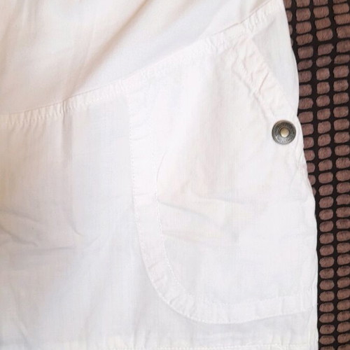 Benetton maternity trousers white like new, size S, cotton