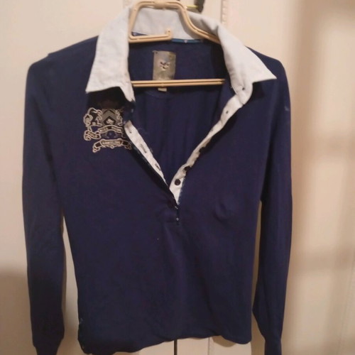 Gambling Polo blue like new, elastic size M