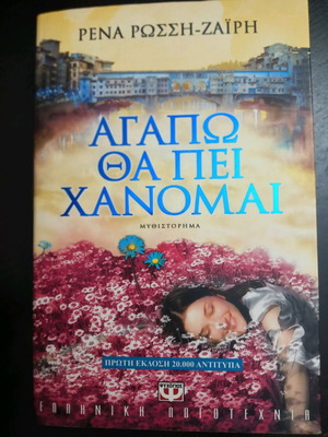 Agapo Tha Pei Chanomai novel like new