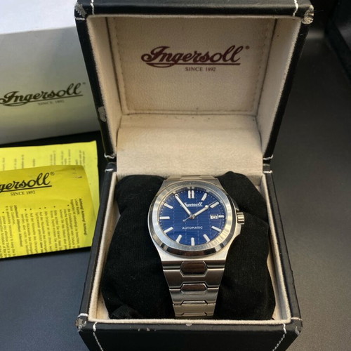 Ingersoll The Catalina Automatic watch like new, blue dial