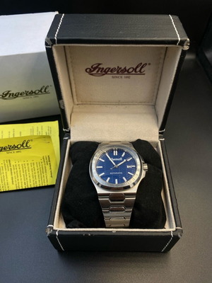 Ingersoll The Catalina Αυτόματο ρολόι σαν καινούργιο με μπλε καντράν