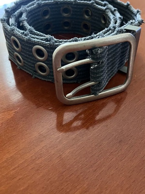 Bershka fabric denim belt like new, size 85 cm