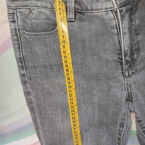 Talbots grey slim ankle jeans used, size 6p