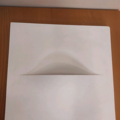 Gypsum wall light fixture recessed applique new