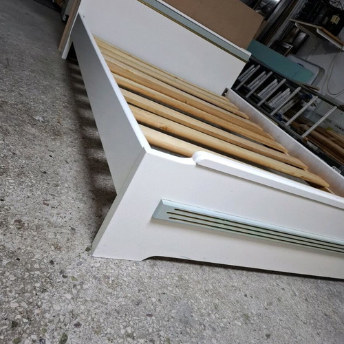 Double bed used with mattress 150x222 cm