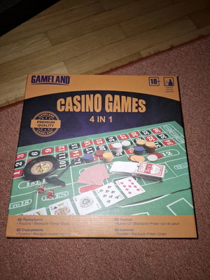 Casino games board 4 in 1 like new