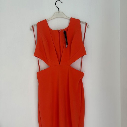 AQ/AQ Luxury Bright Orange Dress size 38