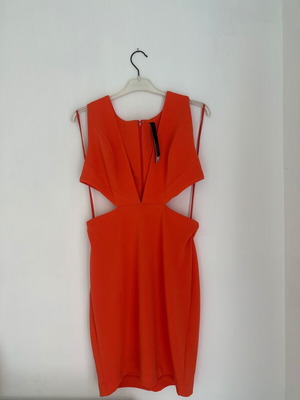 AQ/AQ Luxury Bright Orange Dress size 38