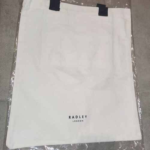 Radley London Shoulder Bag cotton new, white and blue