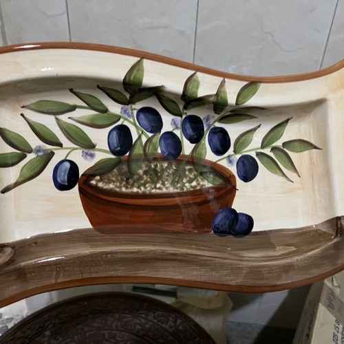Ceramic decorative plate new