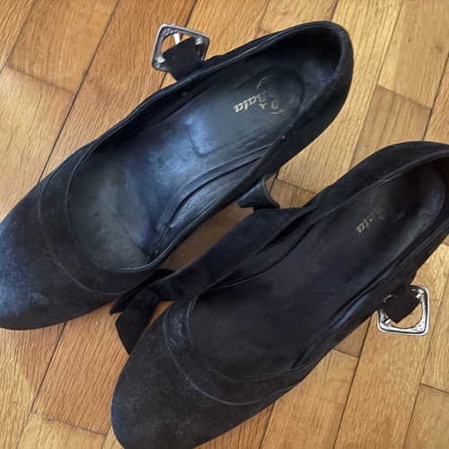 Bata leather Mary Jane shoes used, size 39, black
