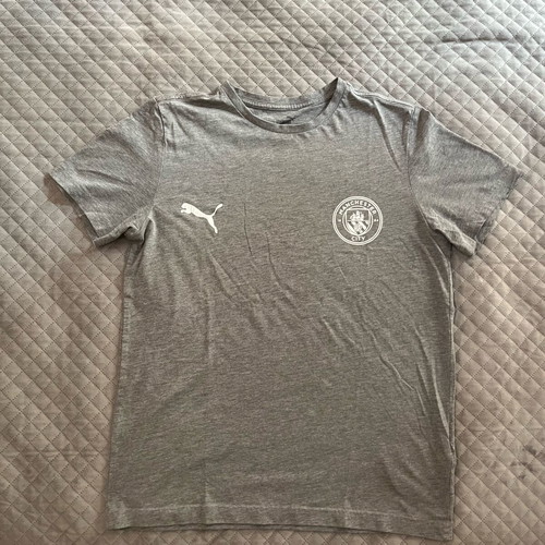 Puma Manchester City Kids T-shirt Size L Like New, Grey