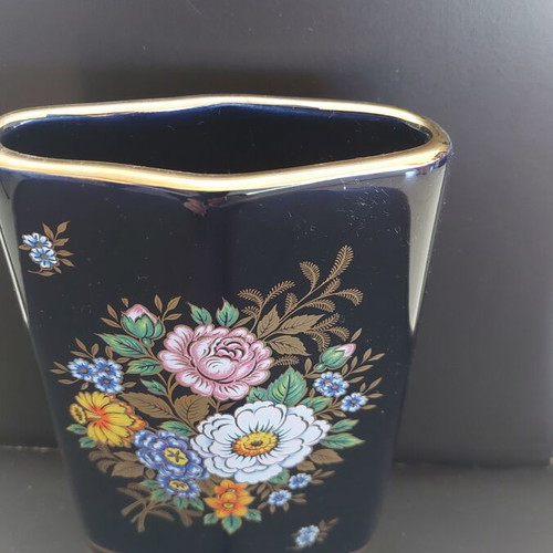 Handmade decorative vase Greece 24K gold like new