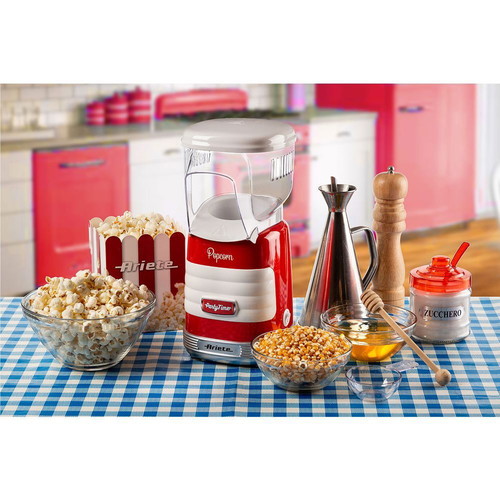 Ariete Party Time 2956 Red popcorn maker new, 1100 W