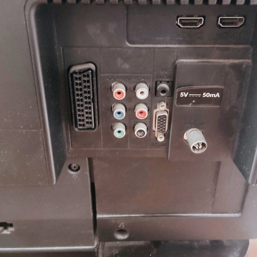 Conventional type television used, fully functional