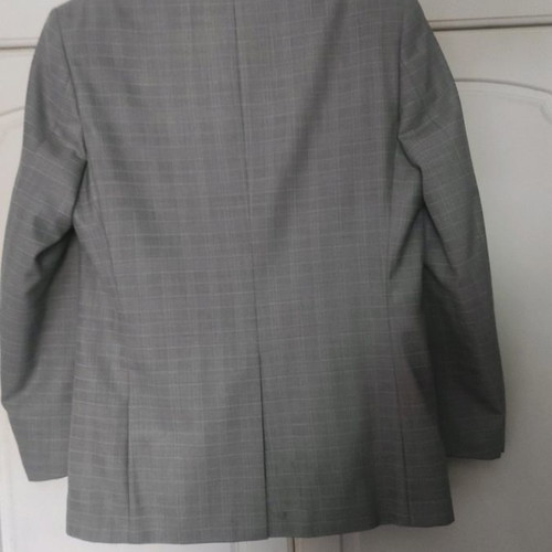 Paparazzi Men's Grey Checked Jacket Like New Size L
