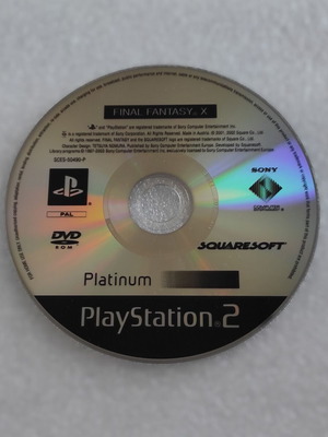 Final Fantasy X Platinum PS2 μεταχειρισμένο, μόνο δίσκος χωρίς κουτί